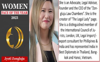Fox story India-women face of the year 2023 “Jyoti Zongluju (Ceo & Founder, zongluju law chambers”